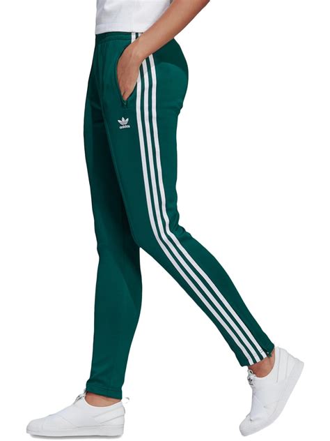 green adidas trousers women's